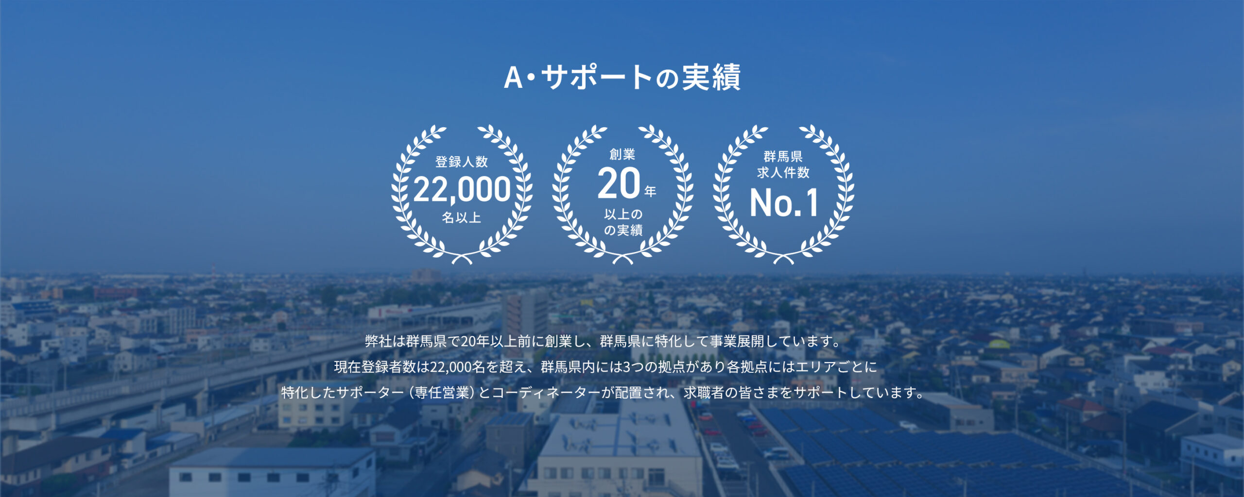 A・サポートの実績
